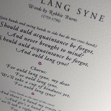 Auld Lang Syne