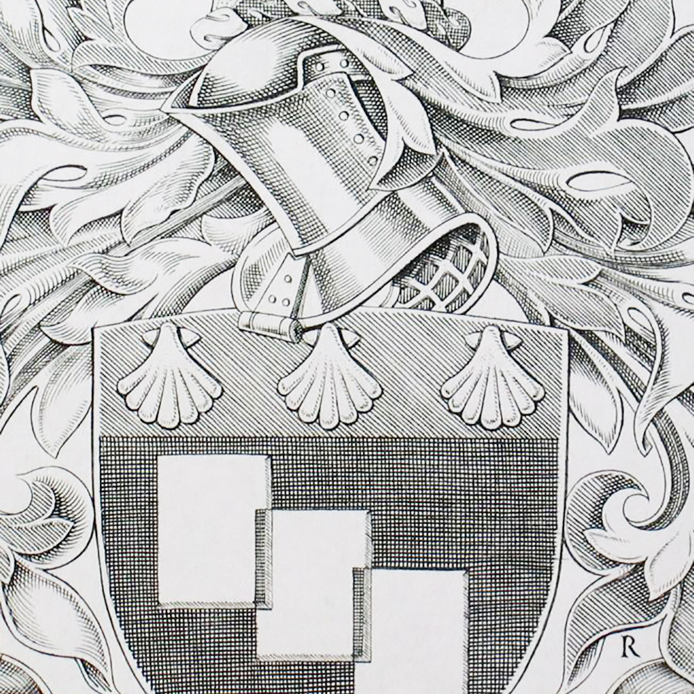 Note the extremely fine detail that can be engraved onto a copper plate