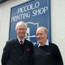 Chief Printing Executive visits Piccolo Press