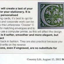 Country Life magazine highlights Piccolo Press
