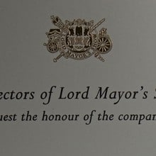 Lord Mayor’s Show - Invitation of the Month