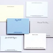Order personal stationery online